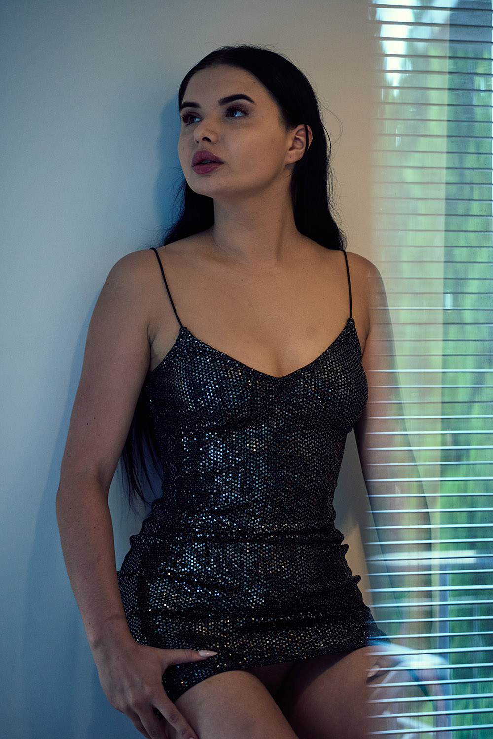 A model with her own point of view.